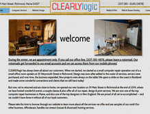 Tablet Screenshot of clearlylogic.com
